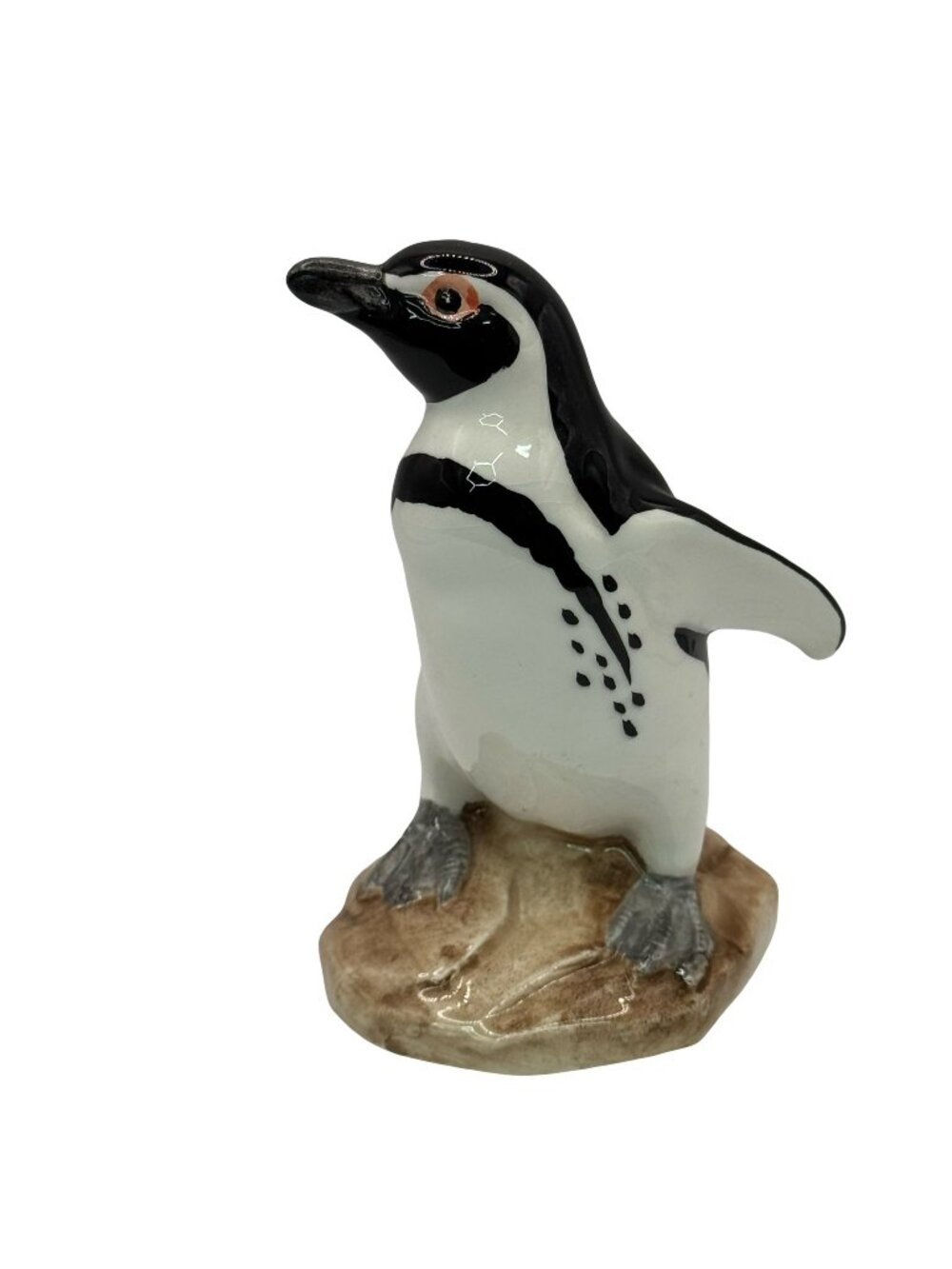 Goebel Bird Black Footed Penguin Gloss Reference 66 951 37 7 Vtg RARE Figurine